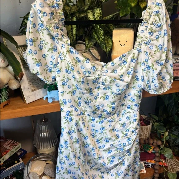 Song of Style Beverley Mini Dress in Blueberry Tart | Small, NWT - Picture 2 of 8